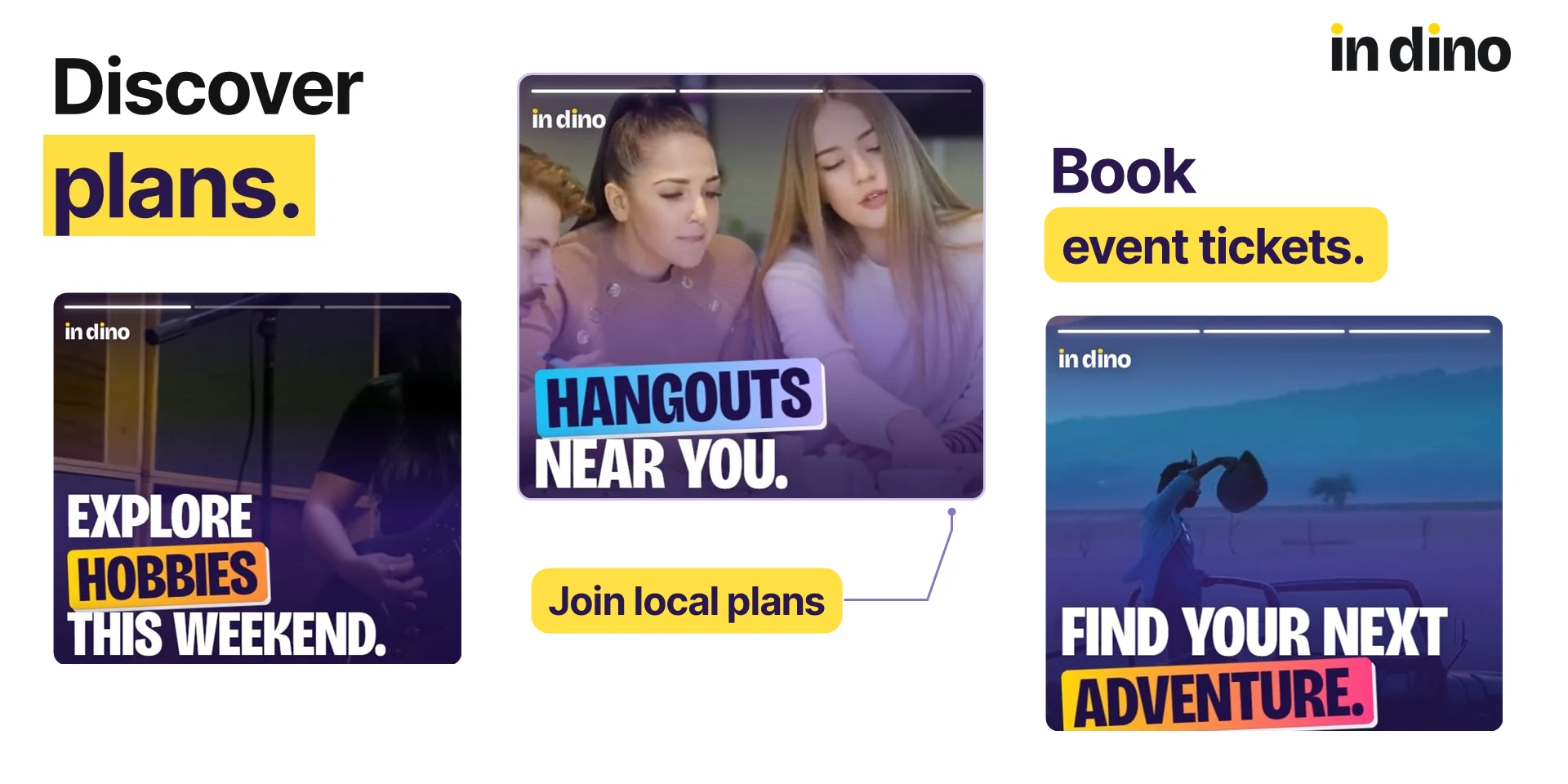 Discover plans, join and book tickets